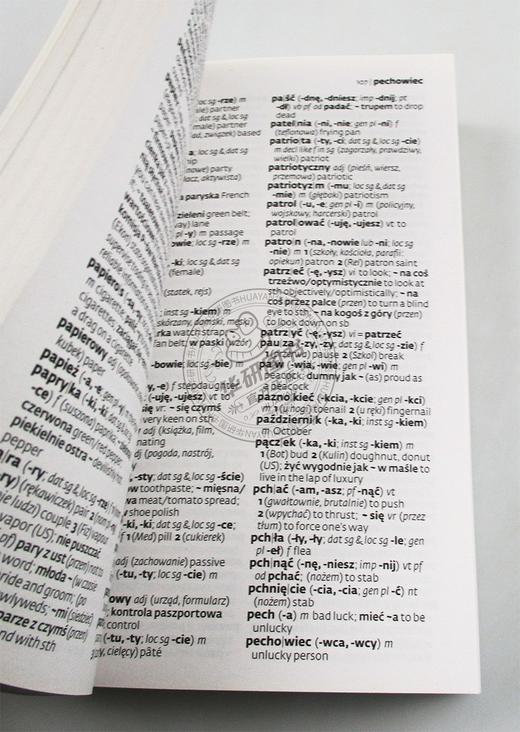 Collins柯林斯波兰语词典 英文原版 Collins Polish Essential Dictionary 波兰语英语双语字典 英文版进口学习工具书 商品图2