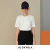 JUDYHUA 圆领纯色上衣 商品缩略图0