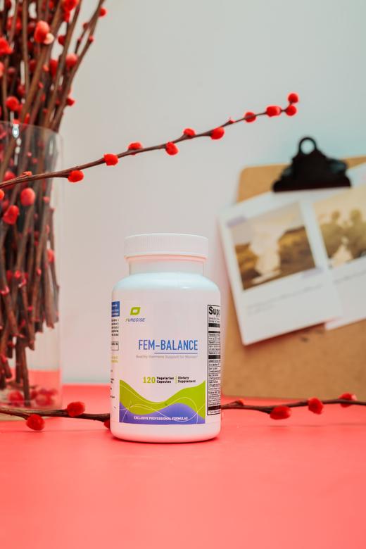 【复合女性综合胶囊】Fem Balance 120粒 女性荷er蒙平衡 多重植物精华草本支持 更年期 PMS症状 代谢平衡 Purecise 商品图6