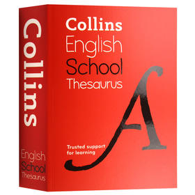 Collins柯林斯学生同义词词典 英文原版 Collins School Thesaurus 同义词反义词字典 袖珍英英词典 英文版书籍 进口原版英语工具书