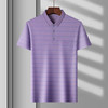 DTM-KLA32-2022夏季短袖t恤男简约翻领体恤中年人宽松polo衫商务透气父亲装 商品缩略图1