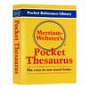 韦氏同义词反义词袖珍词典 英文原版 Merriam-Websters Pocket Thesaurus 英文版字典工具书 进口原版英语书籍 商品缩略图0