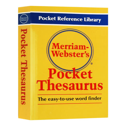 韦氏同义词反义词袖珍词典 英文原版 Merriam-Websters Pocket Thesaurus 英文版字典工具书 进口原版英语书籍 商品图0