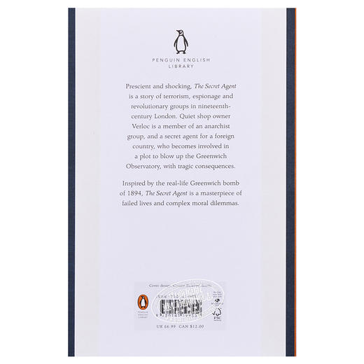 【中商原版】间谍 英文原版 The Secret Agent Joseph Conrad Penguin UK 推理与惊悚小说 商品图1