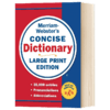 韦氏简明词典 英文原版 Merriam-Webster’s Concise Dictionary Large Print Edition 大字版 英文版 进口英语书籍 商品缩略图1