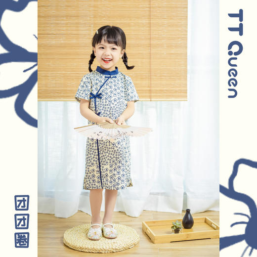 团团圈夏日长旗袍 商品图0