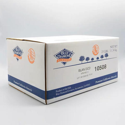 蓝钻杏仁片巴旦木扁桃仁片杏仁片11.34kg 商品图3