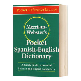 韦氏袖珍西班牙语英语双语词典 英文原版 Merriam-Webster's Pocket Spanish-English Dictionary 进口英语字辞典工具书