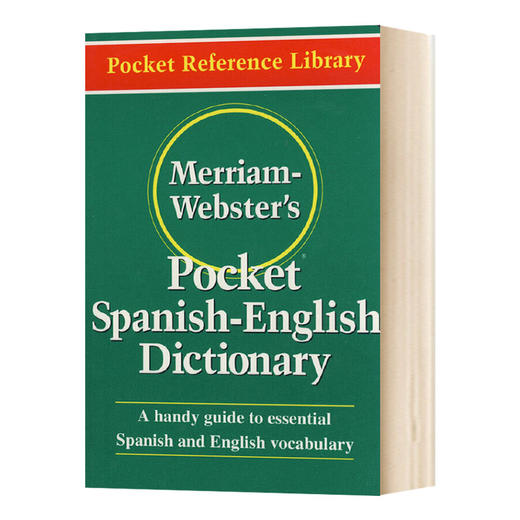 韦氏袖珍西班牙语英语双语词典 英文原版 Merriam-Webster's Pocket Spanish-English Dictionary 进口英语字辞典工具书 商品图0