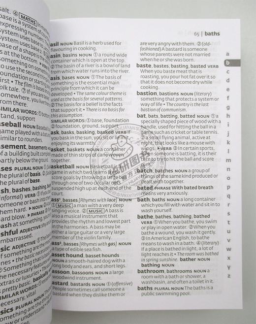 Collins柯林斯学生英语词典同义词辞典 英文原版 Collins School Dictionary Thesaurus 英文版 袖珍英英词典字典工具书 进口原版书籍 商品图1