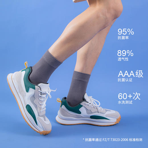 【Classic】竹纤维经典款男袜  商务袜 中筒袜 船袜（3双） 商品图3