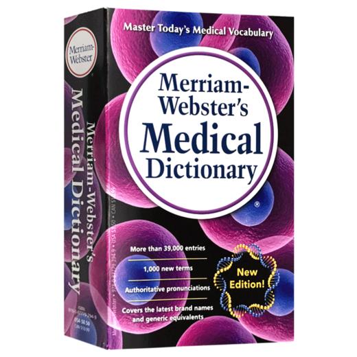 韦氏医药词典 英文原版字典 Merriam Webster Medical Dictionary 英文版韦氏英英词典 进口工具书正版 商品图2