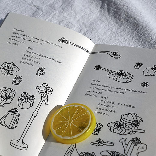 早安 晚安 乔尼·孙 著 曼纽尔米兰达每日诗文插画集 清新脱俗的文艺短句 温暖励志诗歌文字 减压幽默绘本情侣创意礼物书 商品图2