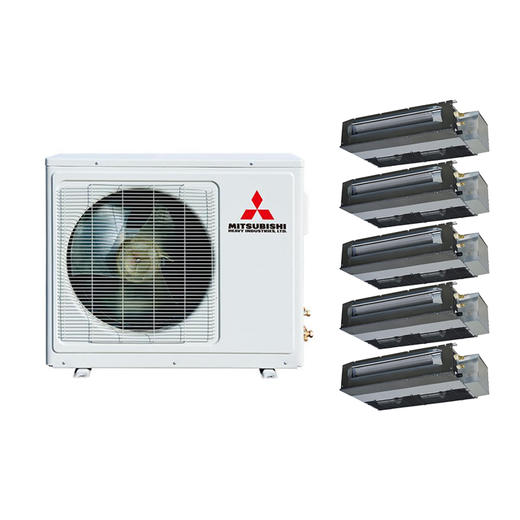 三菱重工中央空调 套餐  变频一拖五主机+带水泵风管机（1P+1.5P+2P） 商品图0