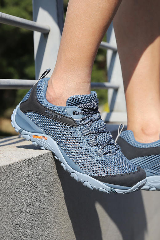 悍途户外登山鞋男夏季爬山防滑透气耐磨徒步鞋减震网面轻便运动鞋120794A 商品图2