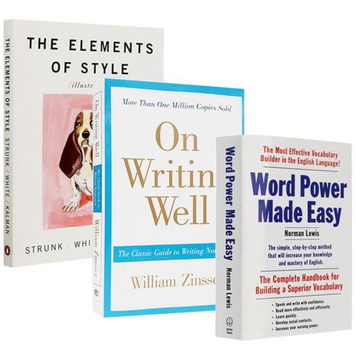 英文原版工具书3本套单词的力量WordPower Made Easy 英文写作指南On Writing Well 风格的要素The Elements of Style 商品图2