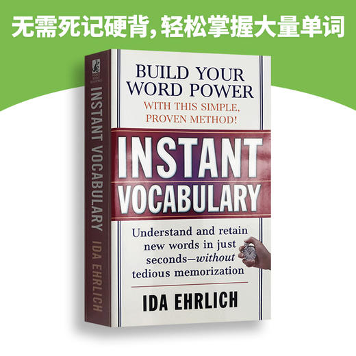 即时词汇 英文原版 Instant Vocabulary 词根词缀记英语词汇学习书 英文版进口工具书籍 可搭 Word Power Made Easy 单词的力量 商品图3