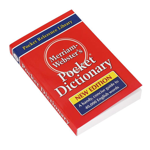 韦氏袖珍字词典 英文原版 Merriam-Webster's Pocket Dictionary 英文版进口英语学习工具书 商品图1