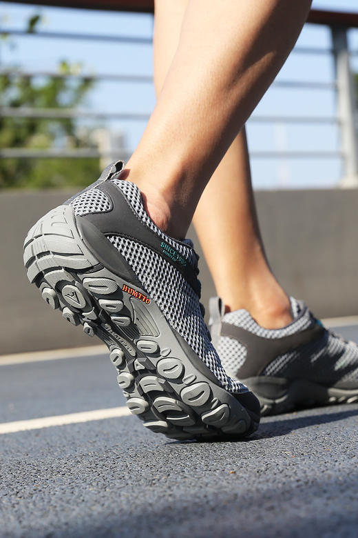 悍途户外登山鞋男夏季爬山防滑透气耐磨徒步鞋减震网面轻便运动鞋120794A 商品图3