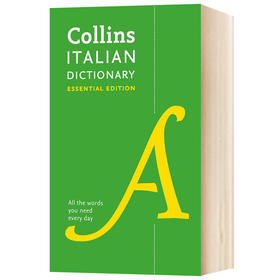 Collins柯林斯意大利语词典 英文原版 Collins Italian Essential Dictionary 意大利语英语双语字典 英文版进口学习工具书