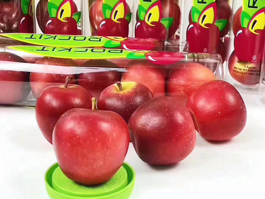 新西兰🇳🇿火箭筒苹果【新西兰火箭筒】珍贵miniRockit小苹果！或许这就是你一直追寻的健康苹果，健康生活！果色深红，口感脆甜，爽口多汁简约桶装设计，方便携带到各种场合，皮薄核小， 商品图1