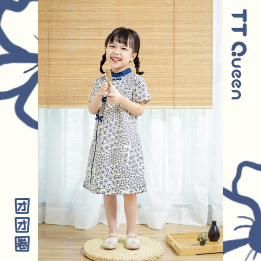 团团圈夏日长旗袍 商品图2