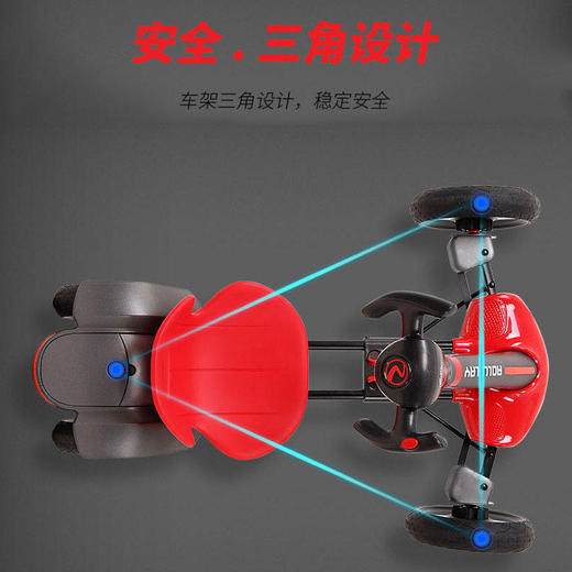 美国如雷Rollplay儿童电动可折叠卡丁车 商品图3