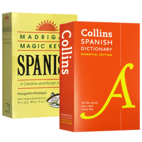 柯林斯西班牙语词典 英文原版 Collins Spanish Essential Dictionary 西班牙语学习法宝宝典 西英双语字典 英文版进口学习工具书