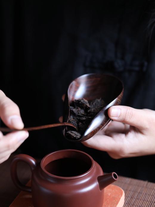 【青山特惠】老料 大红酸枝 荷合 茶则一套  s5 商品图1