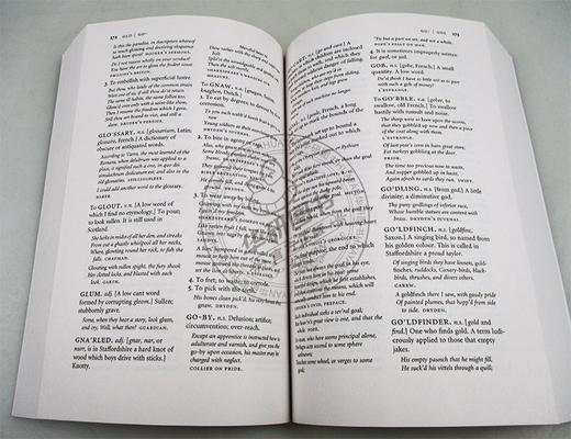 英语大词典 英文原版书 A Dictionary of the English Language 日常英语词汇 英文版字典 简奥斯汀 狄更斯 王尔德 塞缪尔约翰逊 商品图1