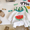 黛唯梵儿童套装2022夏新款男女童装短t恤休闲上衣宝宝长裤防蚊裤两件套 商品缩略图1
