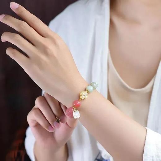 【520专场】珀派霖菲和田玉盐源玛瑙手串 商品图2