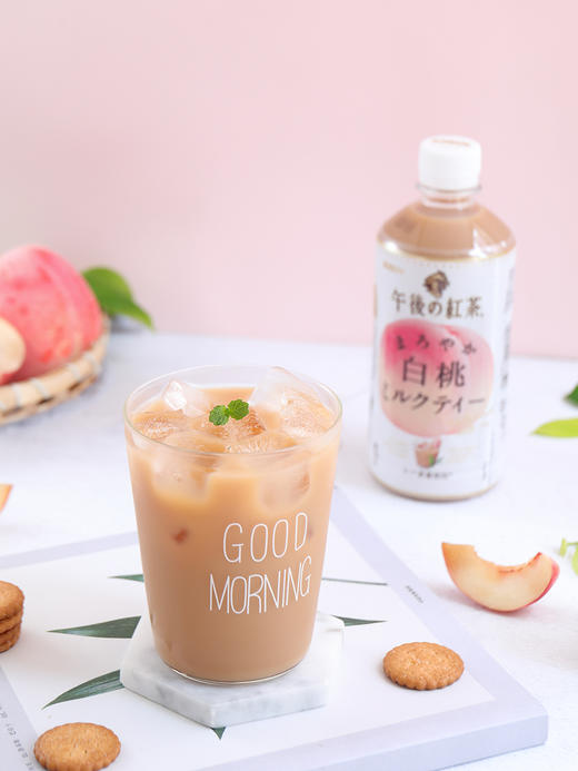 绮丽 桃子味奶茶饮料 商品图2