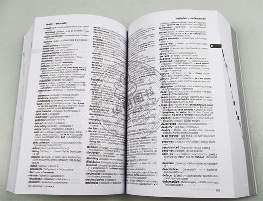 Collins柯林斯德语词典及语法 英文原版 Collins German Dictionary and Grammar 德英双语词典 德语语法 英文版进口学习工具书 商品图3