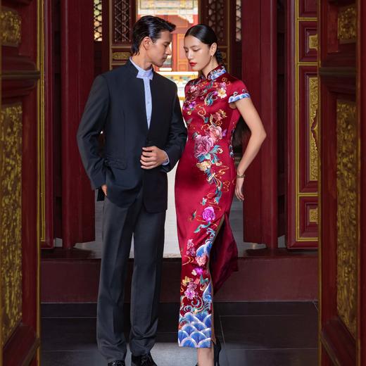 蔓楼兰/LOMELL 灵舞红韵旗袍 商品图1