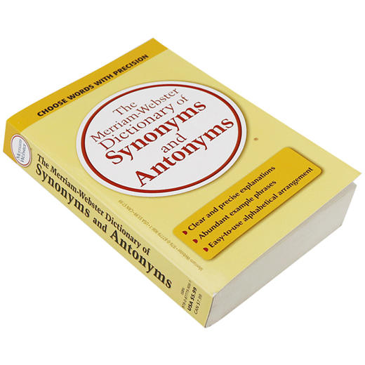 韦氏英语同义词反义词词典字典韦小黄英文原版Merriam Webster Dictionary of Synonyms and Antonyms搭word power英语小绿小白书 商品图2