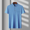 DTM-KLA32-2022夏季短袖t恤男简约翻领体恤中年人宽松polo衫商务透气父亲装 商品缩略图2