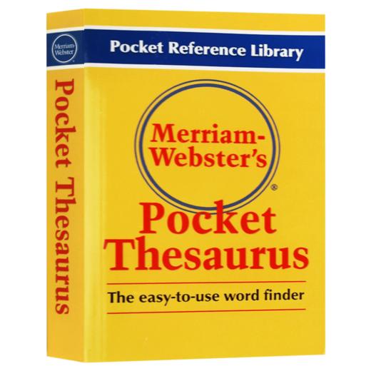 韦氏同义词反义词袖珍词典 英文原版 Merriam-Websters Pocket Thesaurus 英文版字典工具书 进口原版英语书籍 商品图1