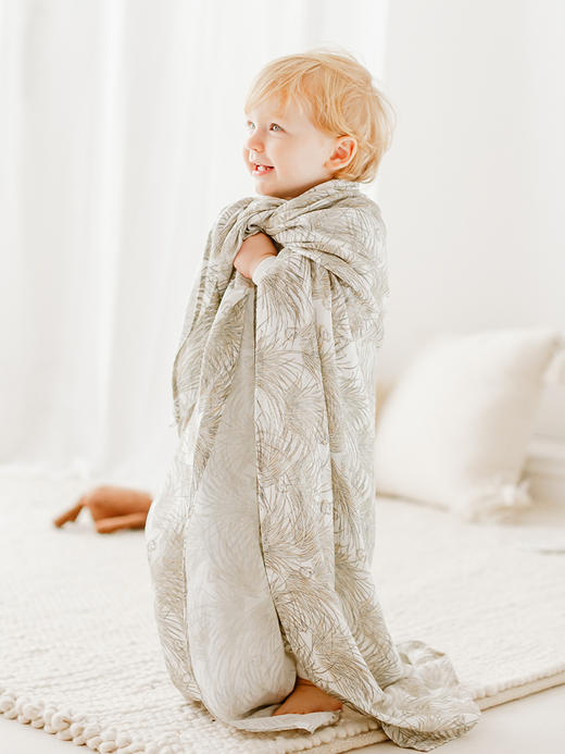 【Nest Designs】竹棉双层纱布双层大方巾(2件装） 商品图1