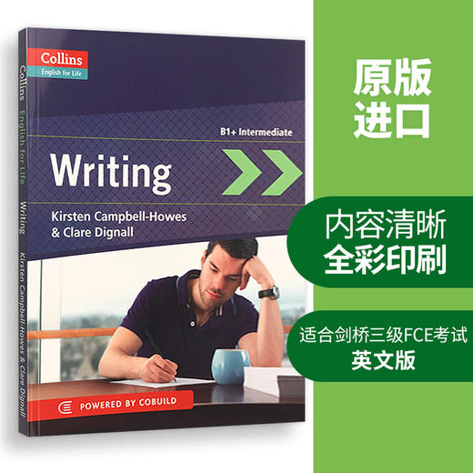 Collins生活英语写作 中级 英文原版 English for Life Writing 写作指导工具书 英文版 剑桥三级FCE考试 进口书籍 商品图2