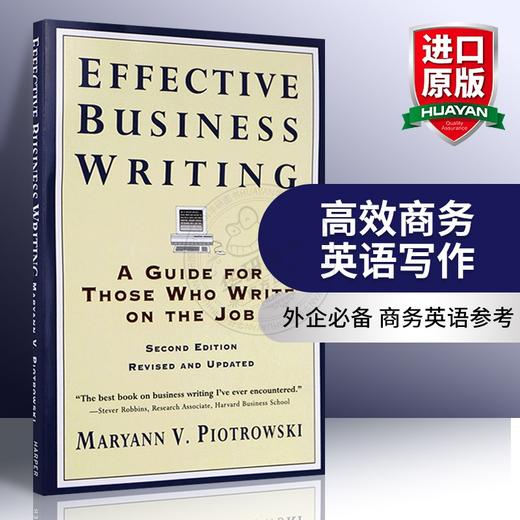 Collins 高xiao商务英语写作 英文原版工具书 Effective Business Writing 英文版进口书籍 商品图0