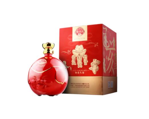 52度泸州老窖2019新春限量版生肖酒(亲嘴猪) 商品图0