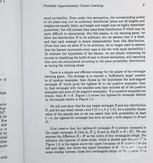 【中商原版】计算学习理论导论 An Introduction to Computational Learning Theory 英文原版 Michael J Kearns 商品图5