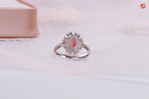 [ 莫吉托 ]  粉红碧玺银镶戒指 | 浪漫粉红，像杯中摇晃的红酒，醇厚热烈，艳绝一方 商品图4