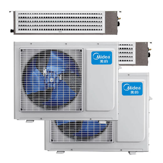 美的 1拖1 3级变频空调风管机套餐(1.5P+3P) 商品图0