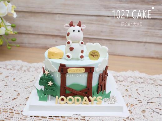 1027CAKE | 翻糖装饰蛋糕 全翻糖装饰 牛牛蛋糕 商品图2