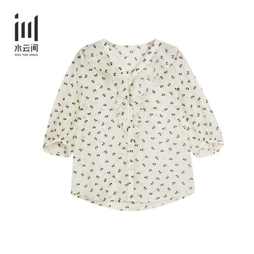 水云间22年夏上班系列精致梭织上衣12220894 商品图0