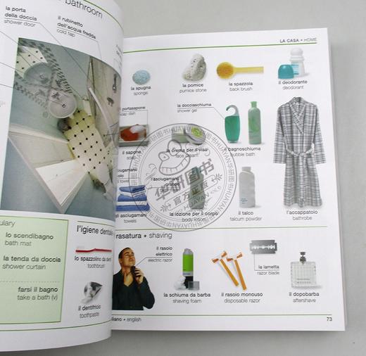 DK意大利语 英语双语图解字典 英文原版 Italian English Bilingual Visual Dictionary 英文版工具书 进口原版书籍 商品图1