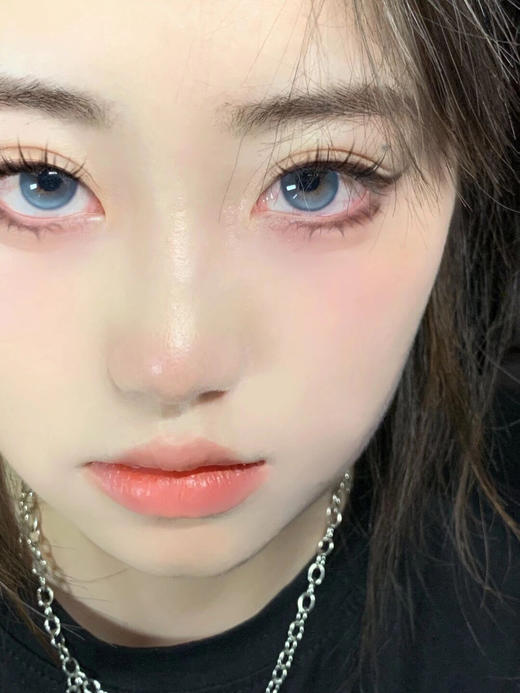 日抛 人鱼泪 chonos日抛 中直径14.2 着色13.3  (同品牌多盒更划算 完整选款色板在详情页里哟)  蓝色日抛 商品图8