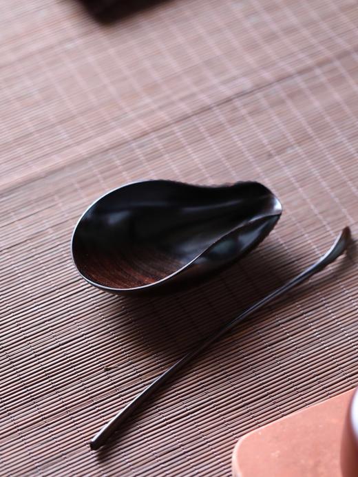 【青山特惠】老料 大红酸枝 荷合 茶则一套  s5 商品图5